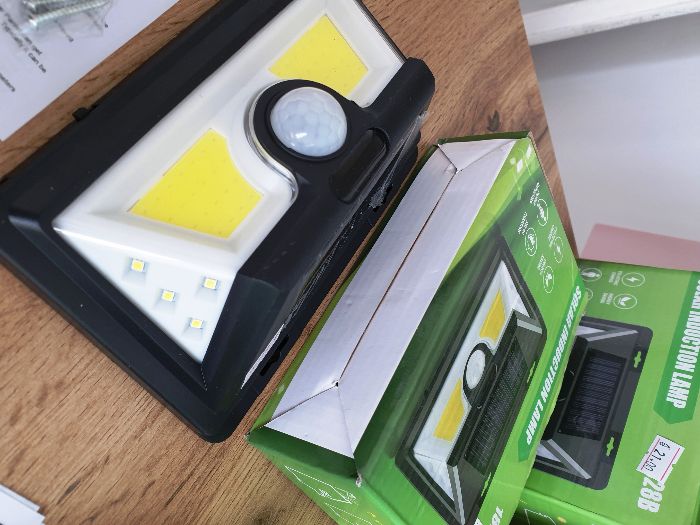 Нам.от 21 лв-Соларна лампа сензор движение SMD лед лампа LED осветлени