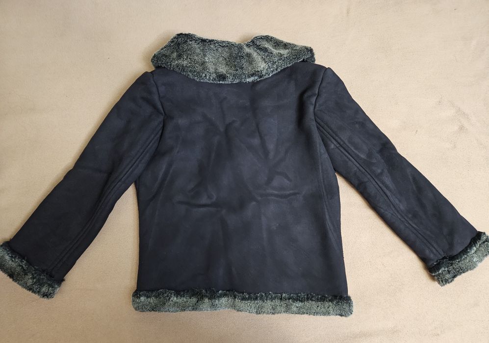 Черно късо кожухче