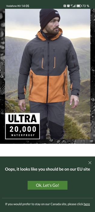Geacă mountain warehouse waterproof ultra