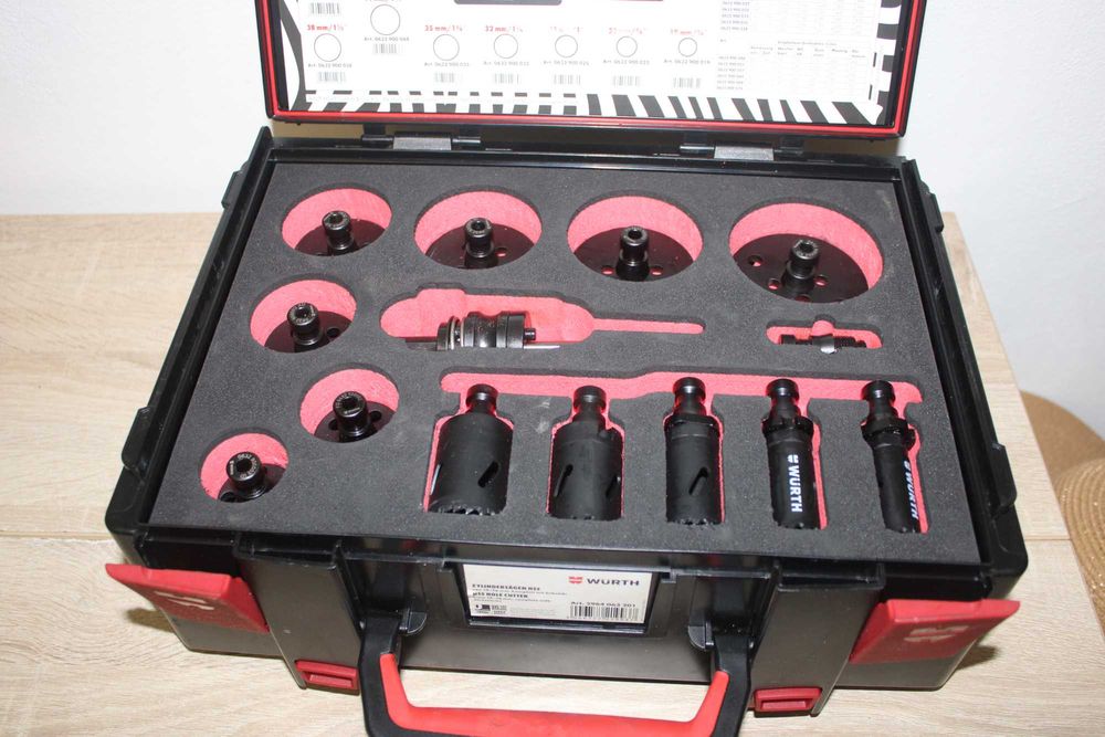 Wurth HSS hole cutter carote gauri fier 19-76mm NEFOLOSITE