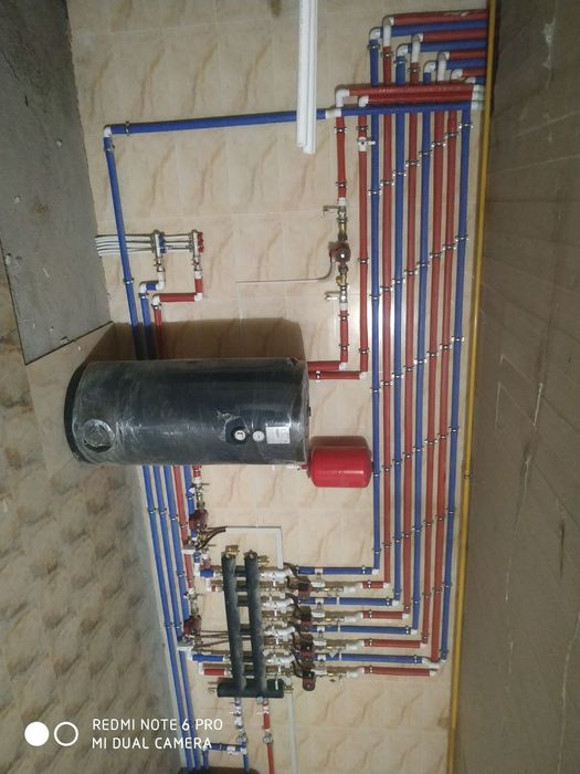 Сантехнические работы. Услуги тепловизора. Ремонт котлов.