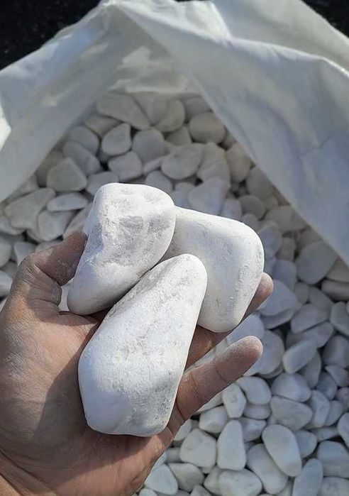 Камень белый мраморный