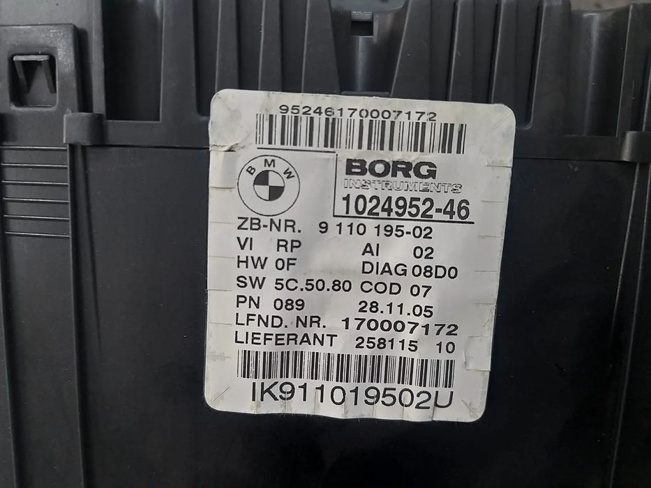 Ceasuri bord diesel bmw seria 1 e81 e87 911019502 1024952-46 25811510