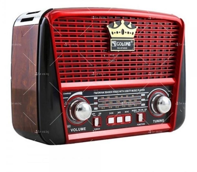 Преносимо радио със соларен панел и музикална система  F-RADIO15