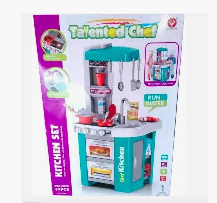 Кухня детская игрушка интерактивная с эффектами от 53 детали, доставка