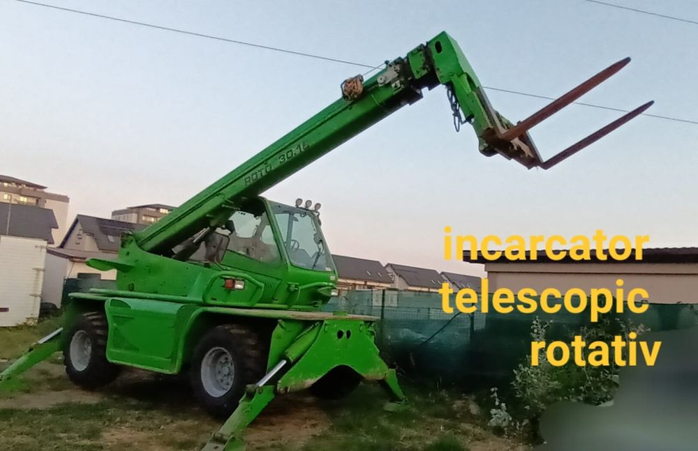 Manitou merlo 30-16 ROTATIV  incarcator  cupa+furcifrontal