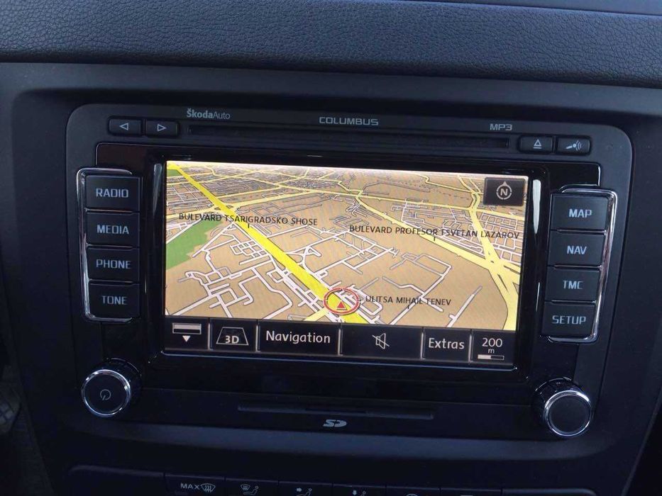 Volkswagen Rns Full Update Rns510/810 Škoda Europe and Turkey Map