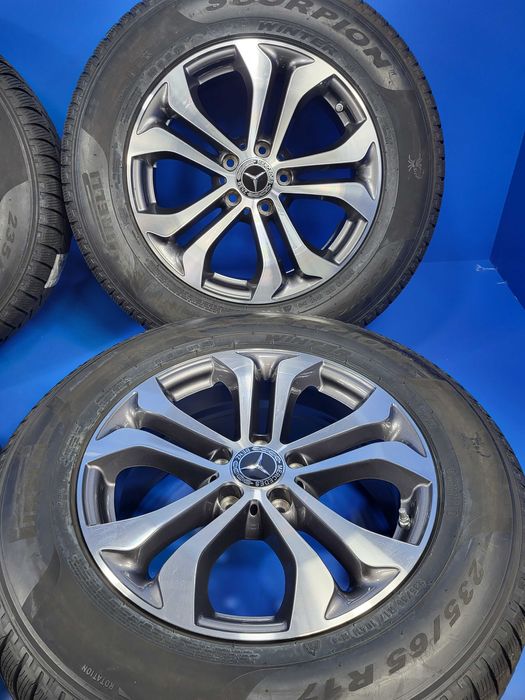 Vand jante Bicolore OE Mercedes R17 pt GLC X253 + anvelope 235 65 17