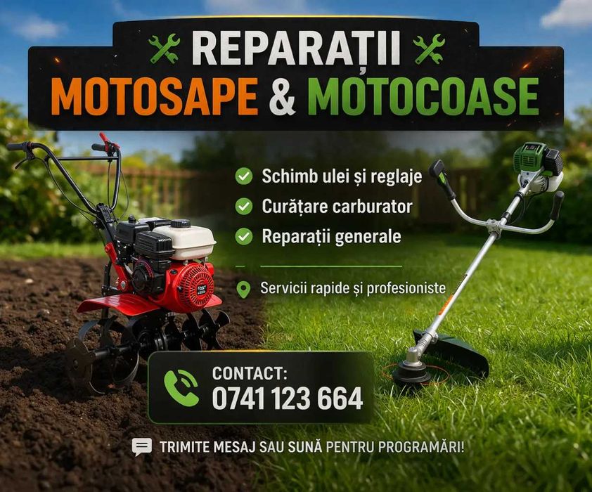 Reparații motocultor