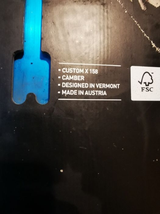 Vând placă snowboard Burton custom x 158