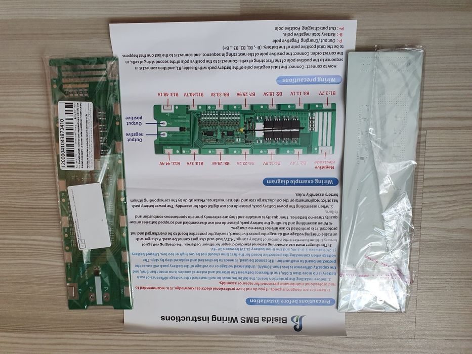 Placa BMS 48v-25Ah model: BSD-PT23062-13S Nou