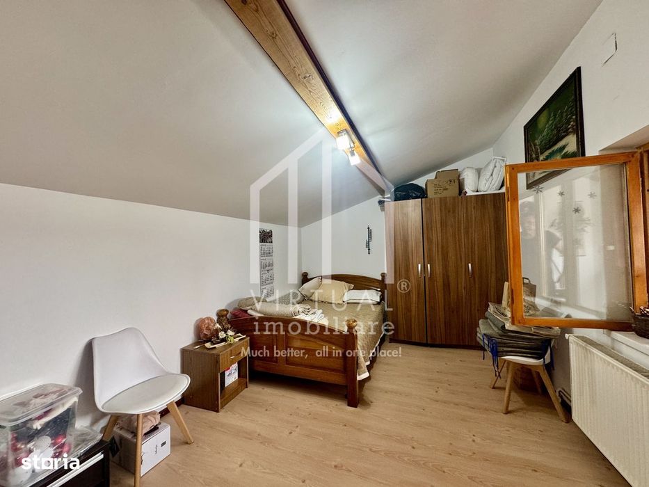Apartament la casa cu 3 camere, 72mp utili + pivnita si magazie (30mp)