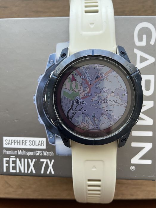 Garmin Fenix 7X  Sapphire  Mineral Blue Titanium Edition
