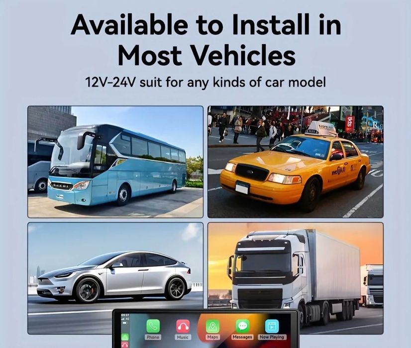 Преносима универсална мултимедия с Android Auto, Car Play.