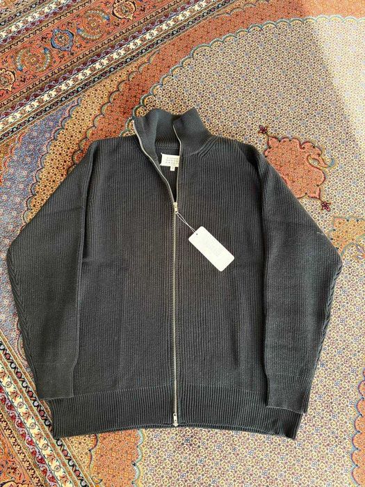 Zip Кофта Maison Margiela MM14 sweater with zip closure