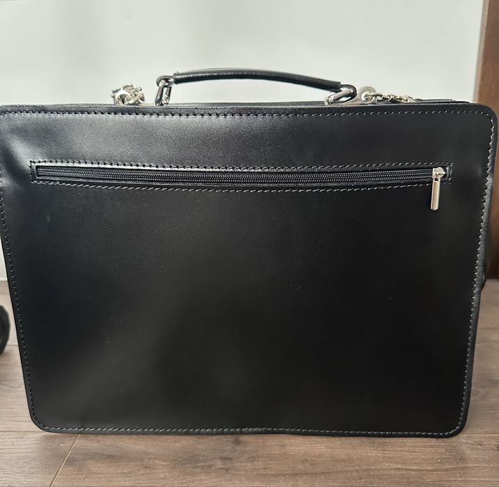 Мъжка чанта от естествена кожа