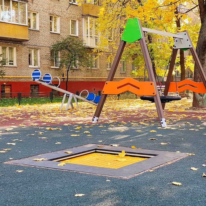 Батут грунтовый.