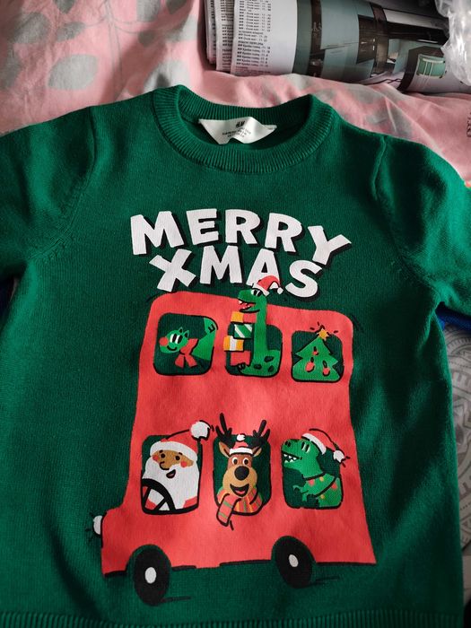 Детски коледни пуловери