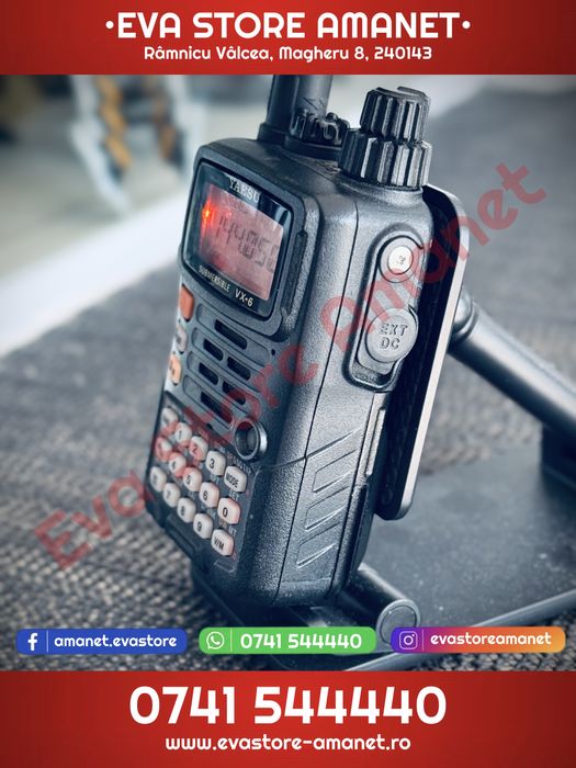 Statie radio / Transciever YAESU VX-6 Tri-band VHF/UHF 144–146 MHz / 430–440 MHz