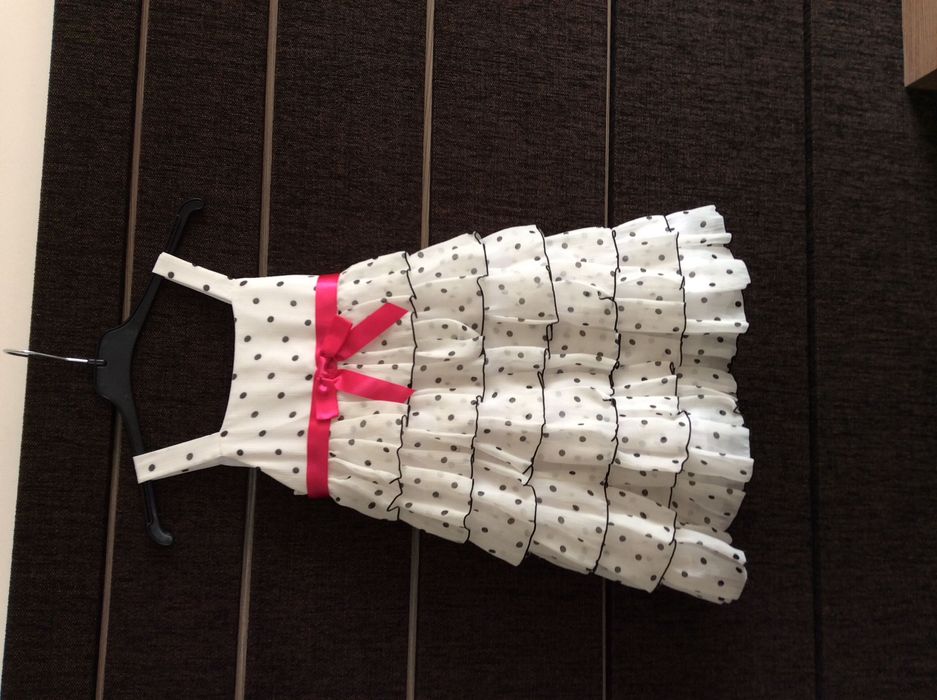 Rochie eleganta Bonnie Jean pentru fetita 4 ani buline