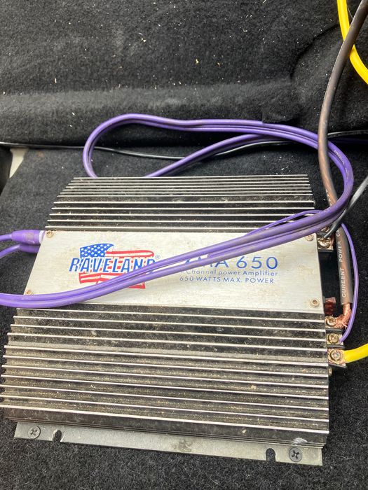 Бас каса Magnat 800W усилвател Raveland преправен на 900W