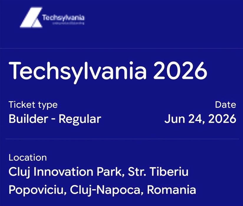 Bilet Techsylvania