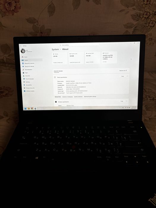 Ноутбук Lenovo T470