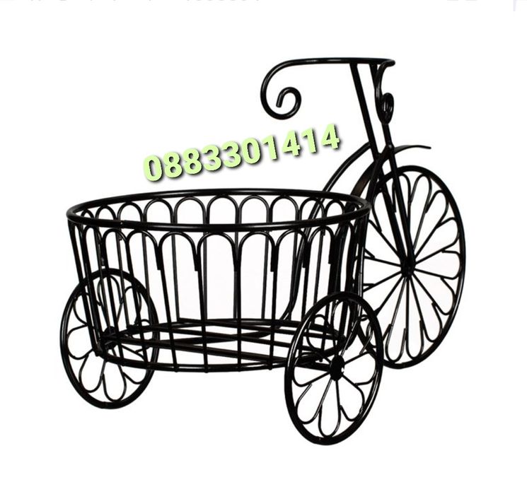 Декоративно градинско колело саксия, Цветарник