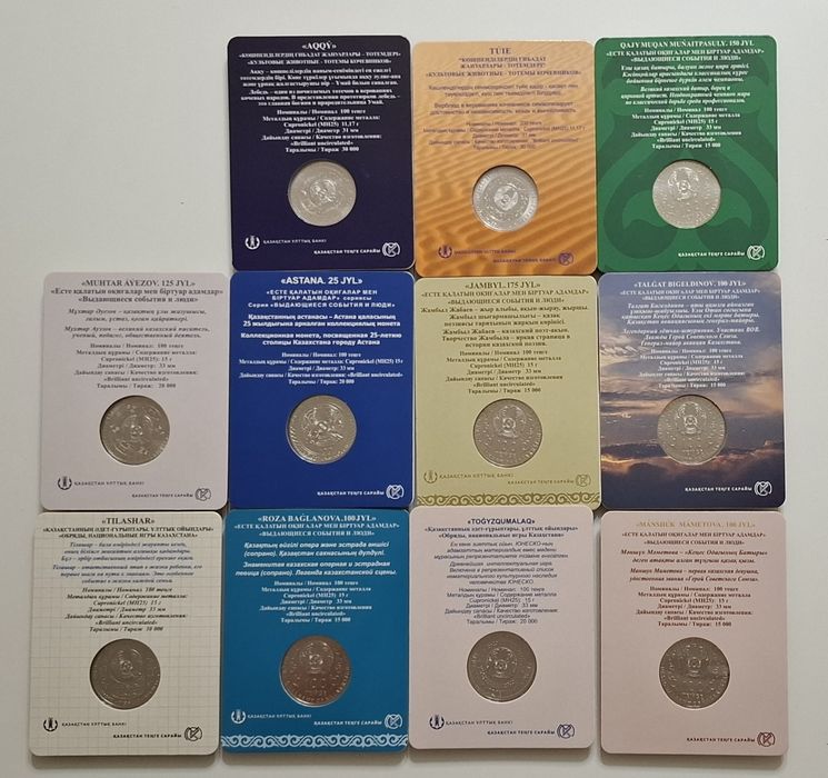 Юбилейные монеты РК