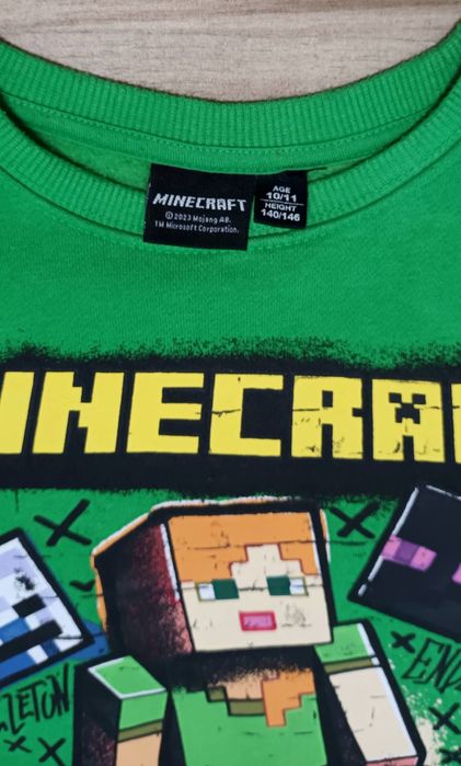 Bluză Minecraft 140-146 cm