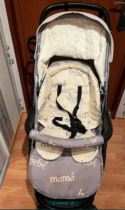 Комбинирана количка 3 в 1 KikkaBoo - Madrid, Grey  + много аксесоари