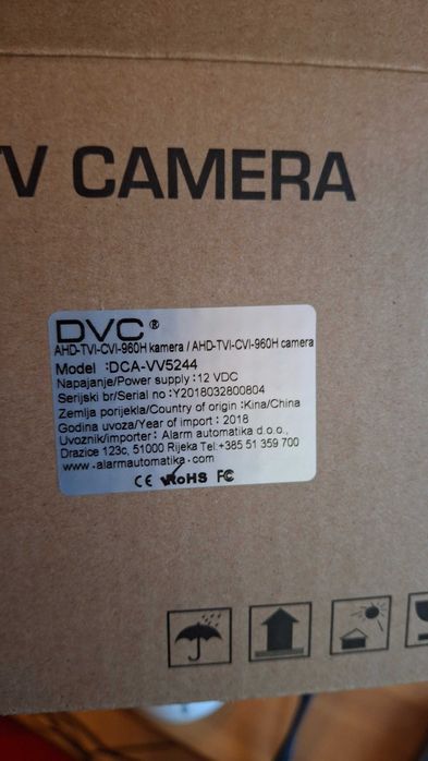 CCTV Нови охранителни камери 3 броя DVC DCA-VV5244 + 2x DCA-MF524 видеонаблюдение