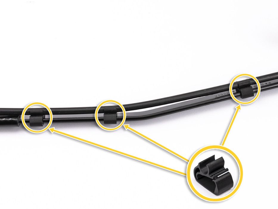 Set de cleme pentru ștergătoarele față pentru Peugeot Citroen