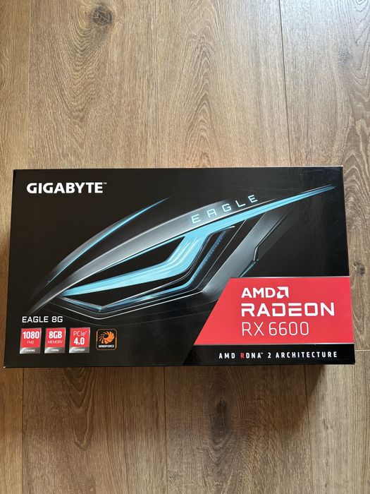 Видео карта Gigabyte AMD Radeon RX 6600 EAGLE 8GB GDDR6