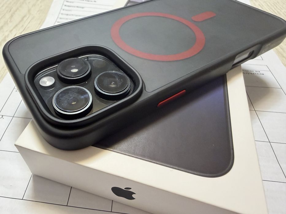 iPhone 16 Pro Max Black titanium , в гаранция до 09.12.2026,94% batt