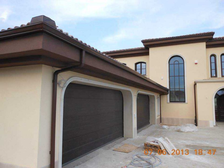 Construcții,,jgheaburi dintr-o bucata