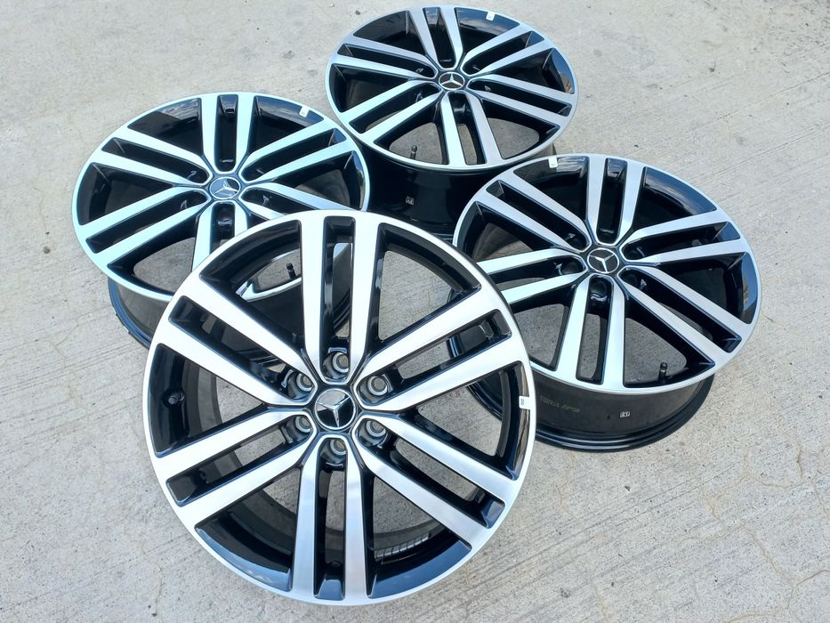 19.Оригинални Mercedes X W470 7.5ж ет50 Blac Polish 6x114.3 Като Нови