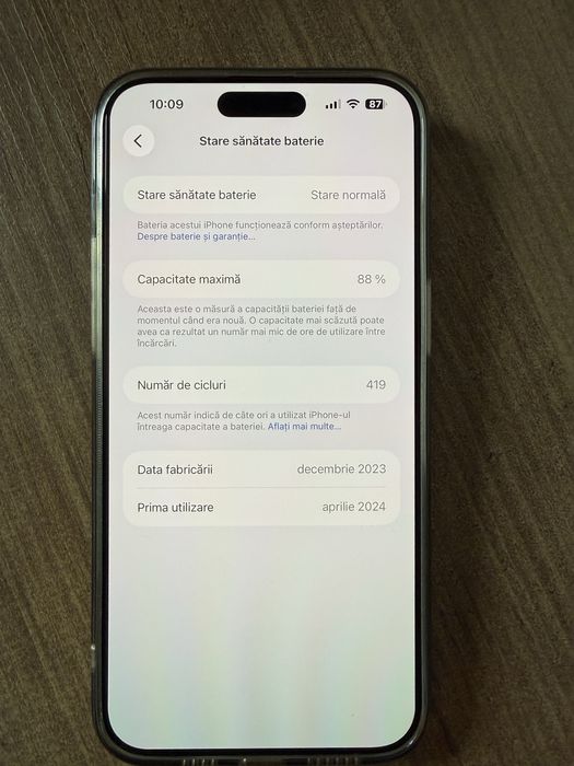 Iphone 15 pro max 256 gb Natural Titanium