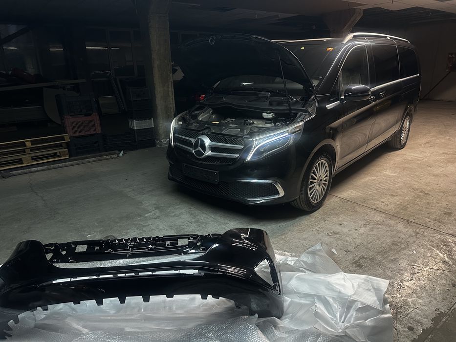 Капак, предна броня, седалки и други части за Mercedes V-Class!