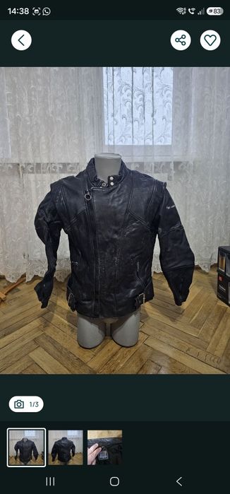 Geci moto de piele