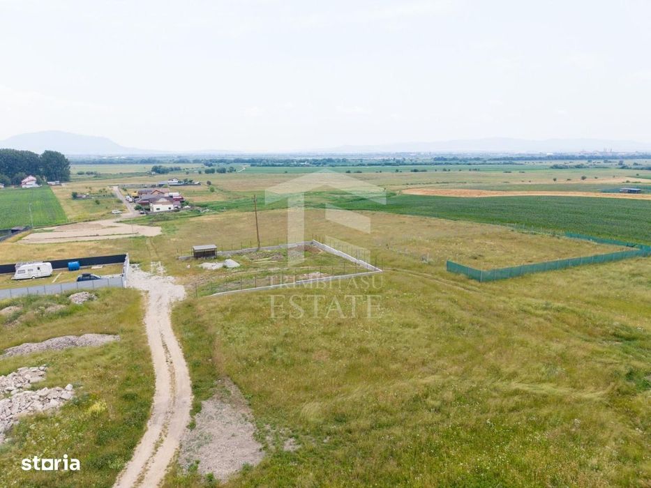 Sanpetru |Teren intravilan 733mp | 3 fronturi stradale