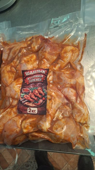 Шашлыки куриные, филе утки, свинина