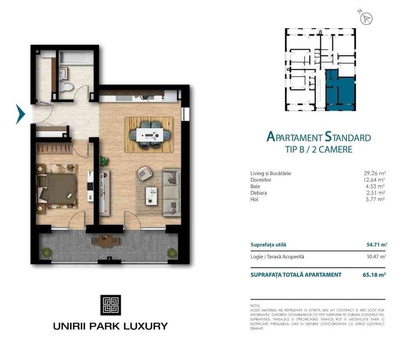Apartament direct de la dezvoltator cu CF