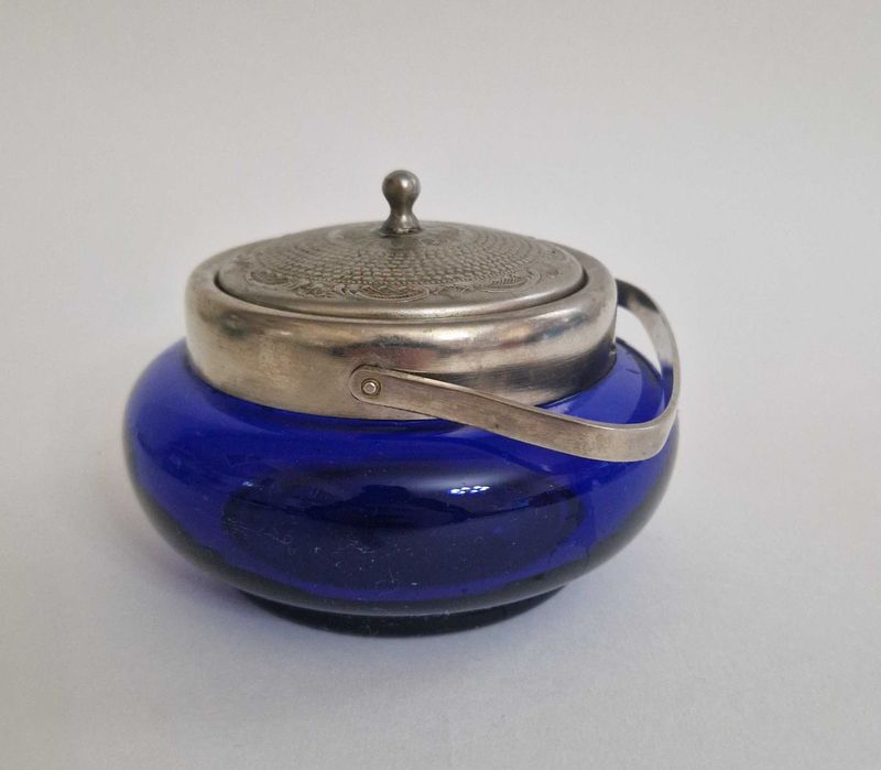 Советская СССР ваза сахарница конфетница цветное стекло