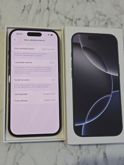 Vand/schimb iPhone 16 Pro 128gb