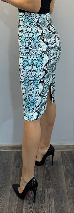 Змийска пола с цепка Guess Marciano