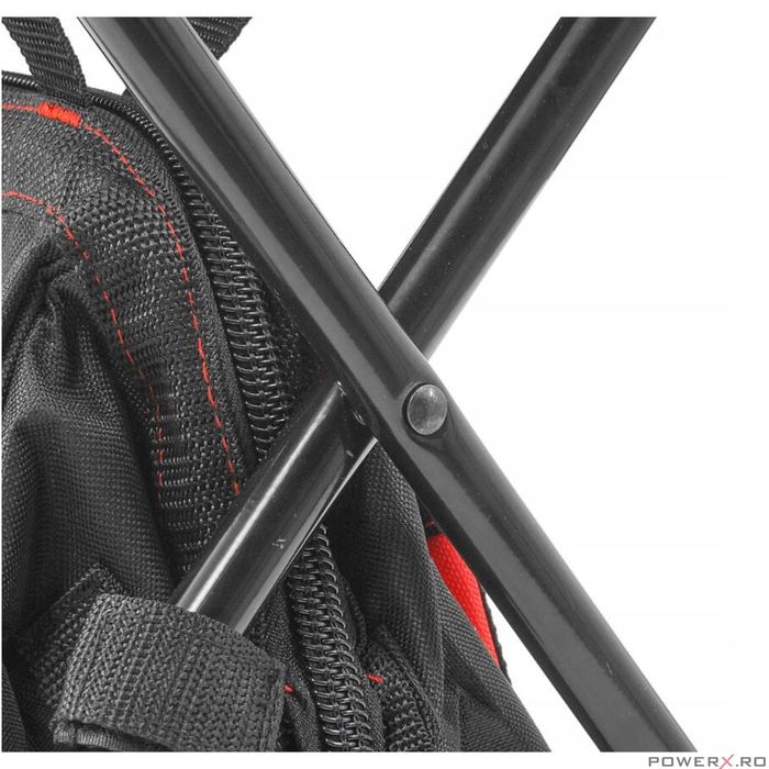 Geanta pentru organizarea sculelor si uneltelor, cu scaun, 42x29x31