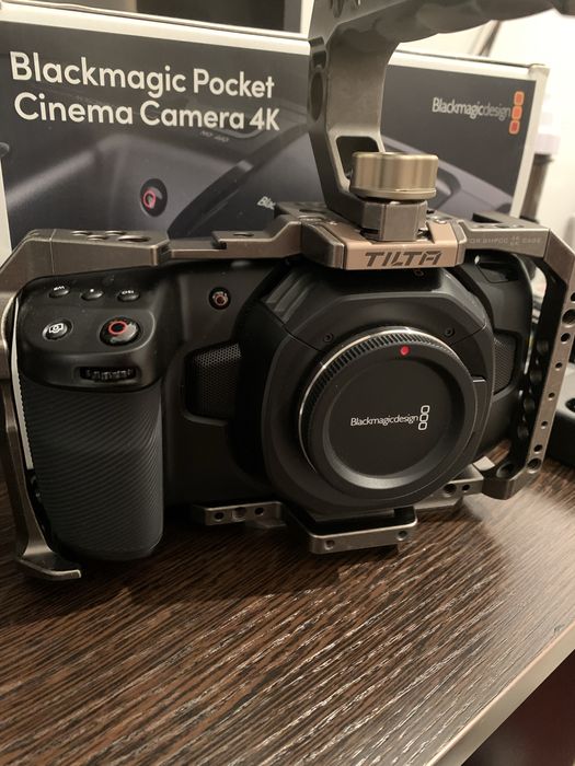 Продаю blackmagic 4k , slr magic microprime 17mm, tilta rig