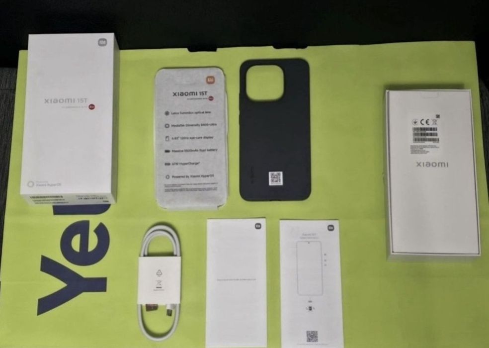 ***КАТО НОВ 512GB Xiaomi 15T | 15 T Гаранция Yettel 2028 Gray | Сив
