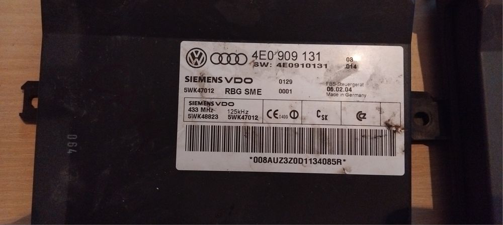 Keyless/Kessy модул Audi A8 D3